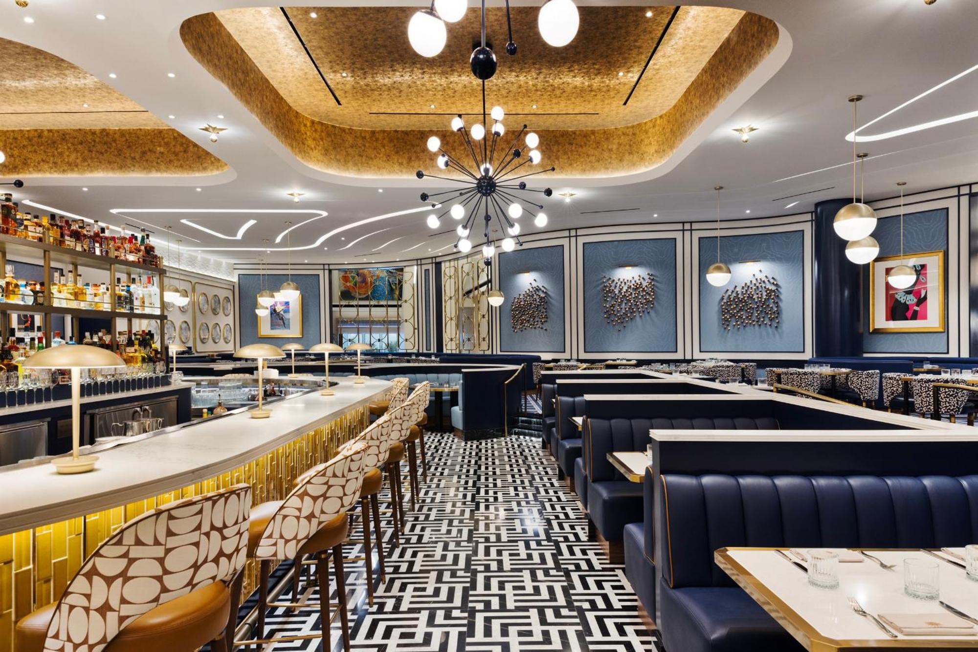 Fontainebleau Las Vegas Eksteriør billede The interior of the restaurant