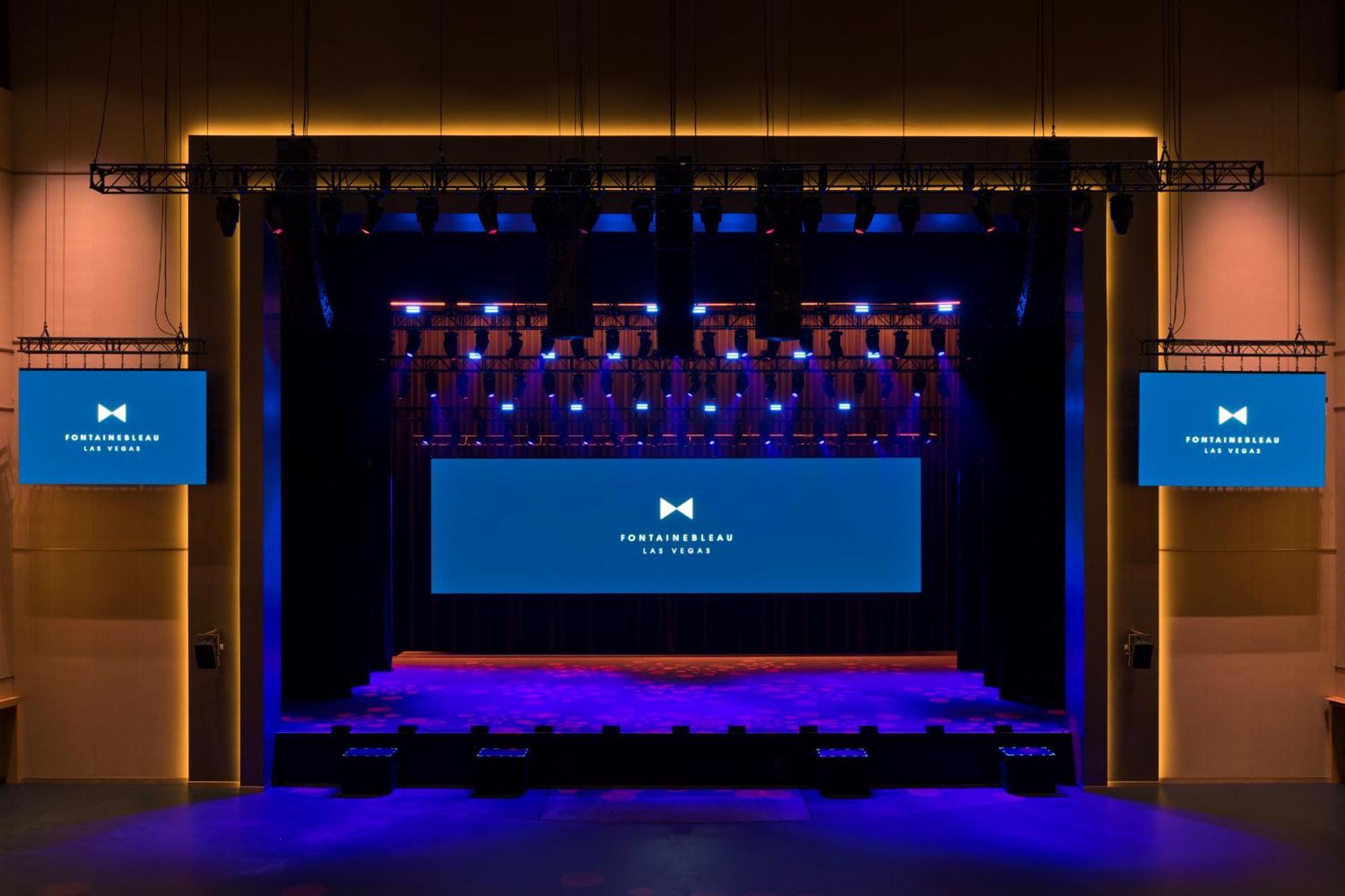 Fontainebleau Las Vegas Eksteriør billede The stage of the theatre