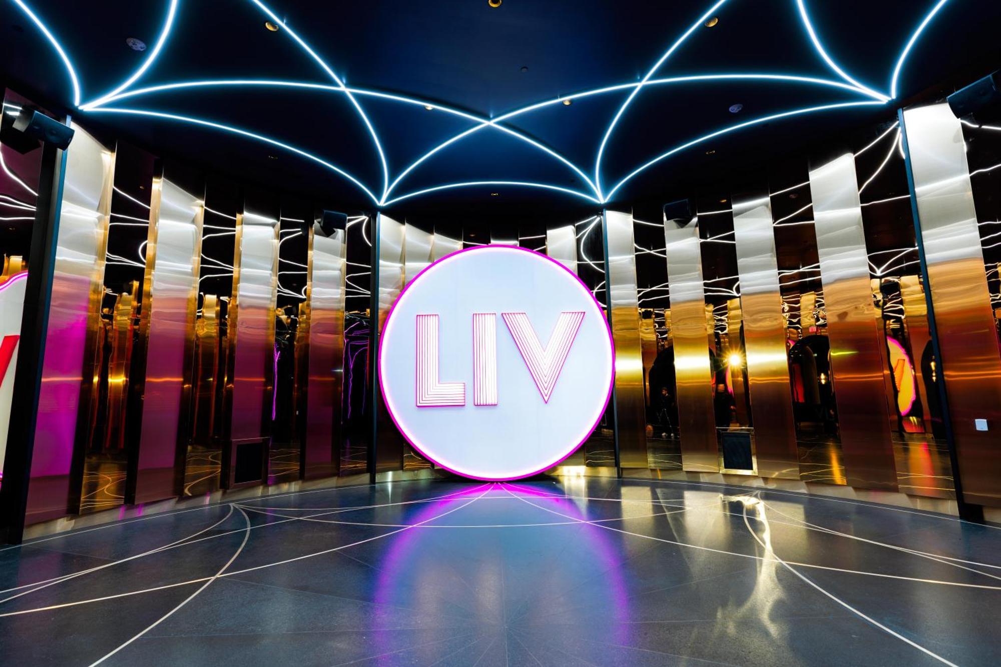Fontainebleau Las Vegas Eksteriør billede The entrance to LIV